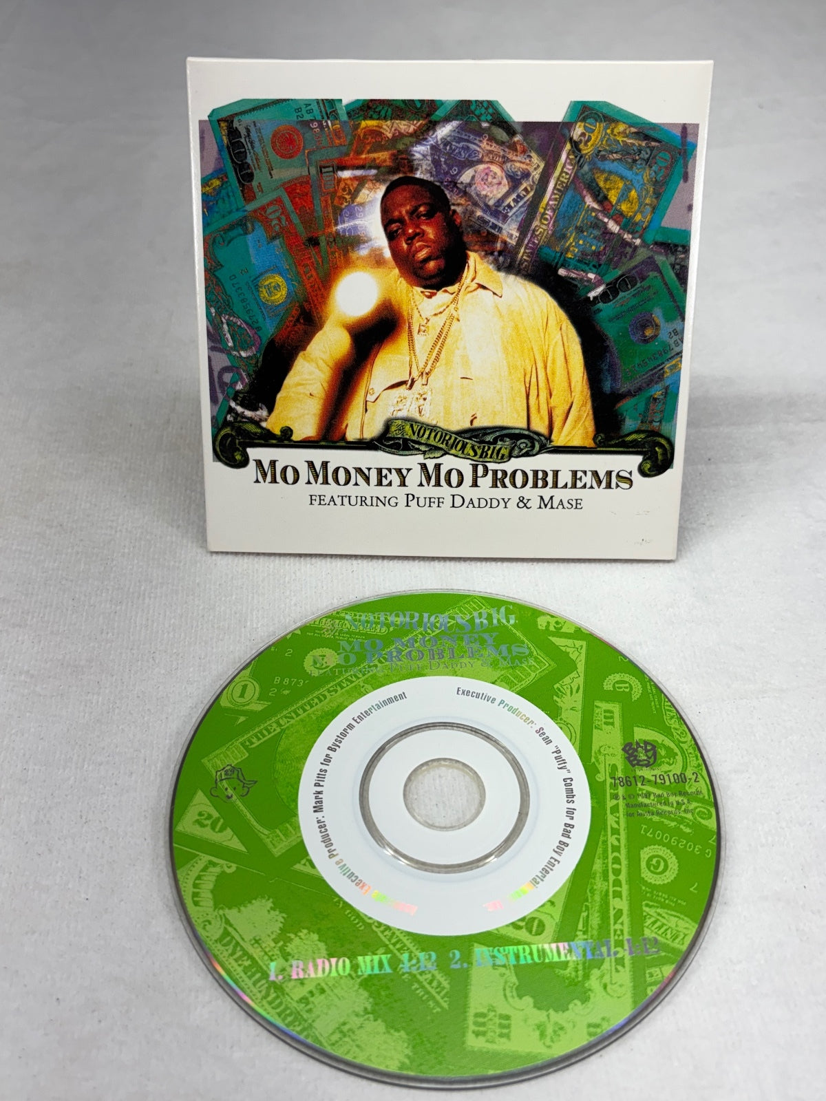 Notorious B.I.G. Mo Money Mo Problems CD Single Featuring Puff Daddy & Mase 90s