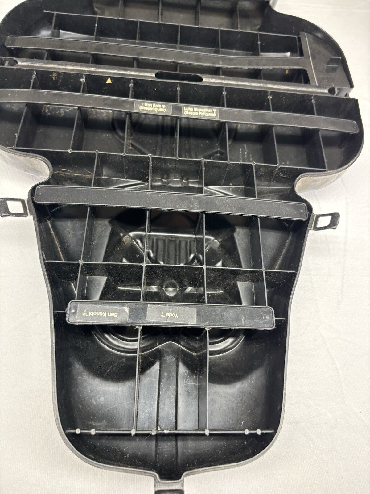 Vtg 1980 Star Wars Darth Vader Action Figure Carrying Case Insert Straps Labels