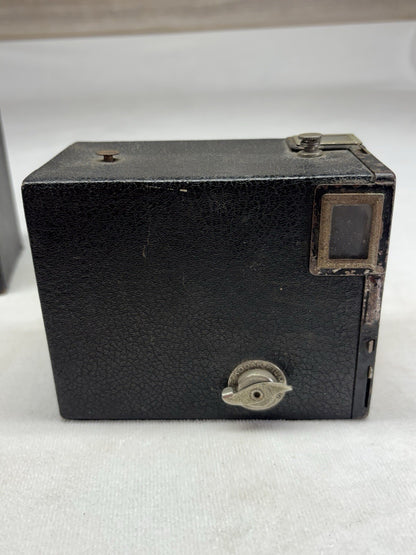 Vintage Eastman Kodak No 2A Brownie & six 20 Brownie Junior Camera Art Deco
