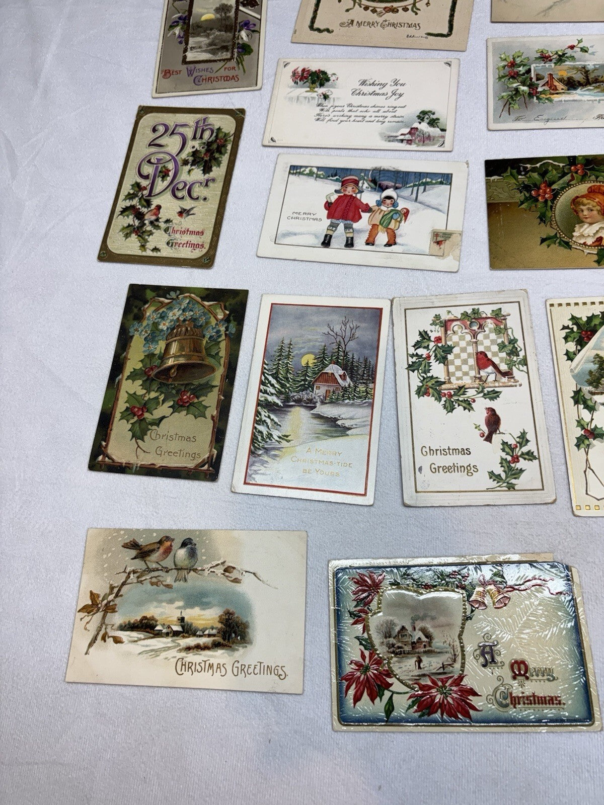 30+ Early 1900’s Christmas Postcard Lot German Tuck & Sons Sander & Feinberg