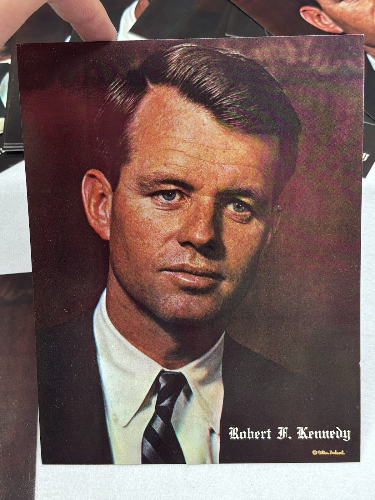 Huge Lot Of 30+ Robert F. Kennedy Photo Post Card 9” X 7” Large Postcard RFK