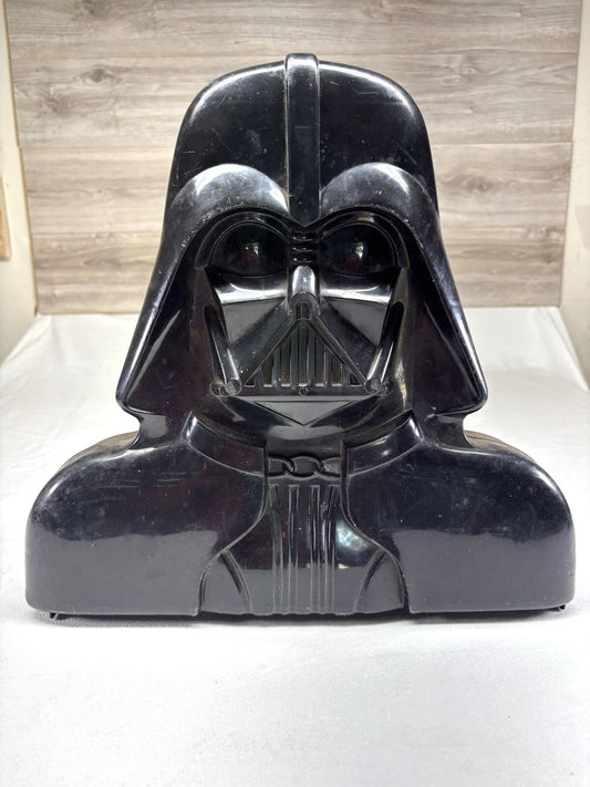 Vtg 1980 Star Wars Darth Vader Action Figure Carrying Case Insert Straps Labels