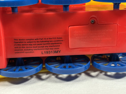 M&M's Candy Train Toy Vehicle with Red & Yellow Characters As IS Display