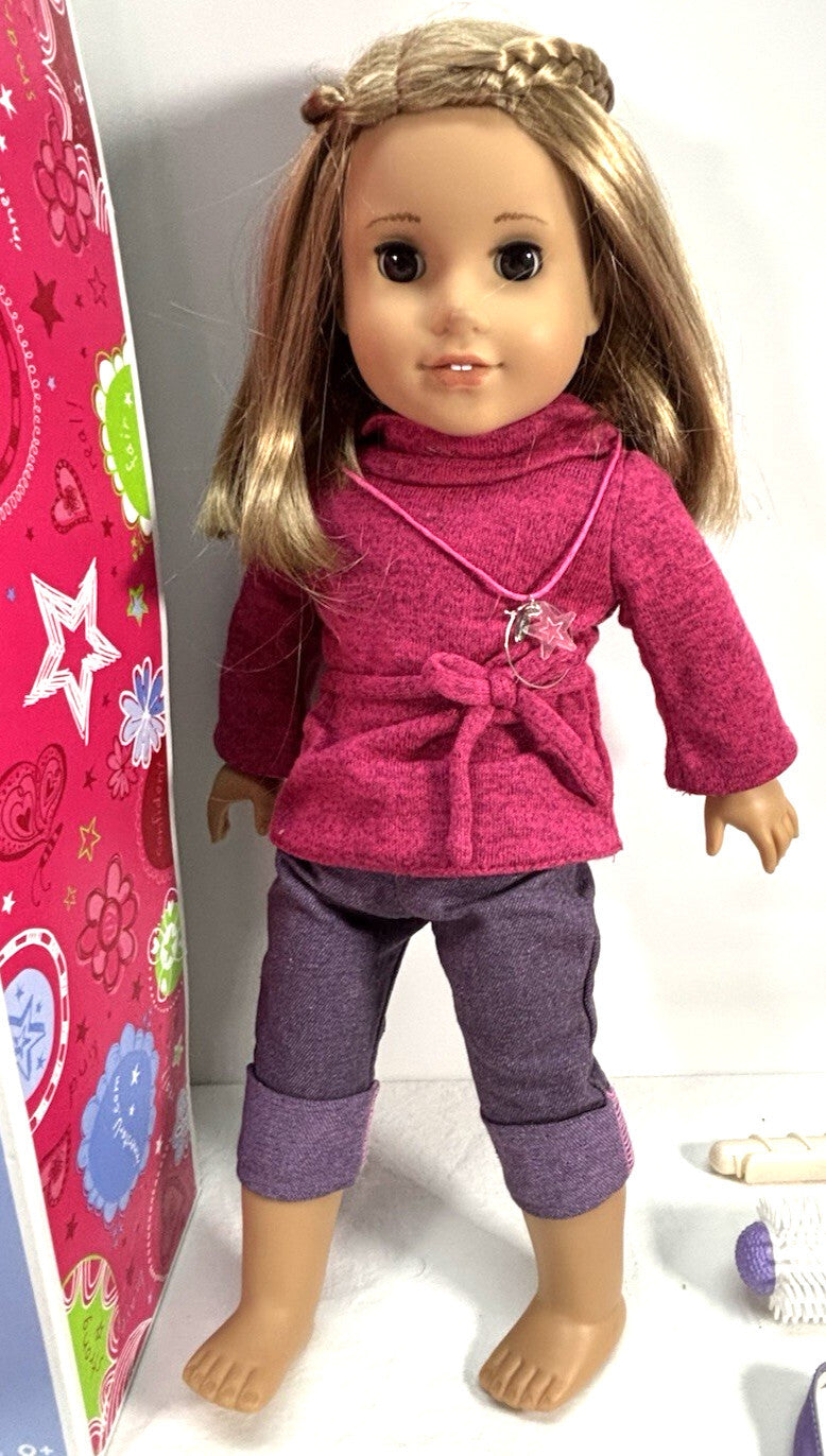 My American Girl Doll 18” Bundle with Outfits and Accessories Original Box Twin