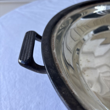 Vintage Leonard English Silver Silverplate Tray w/ Handles Serving Platter