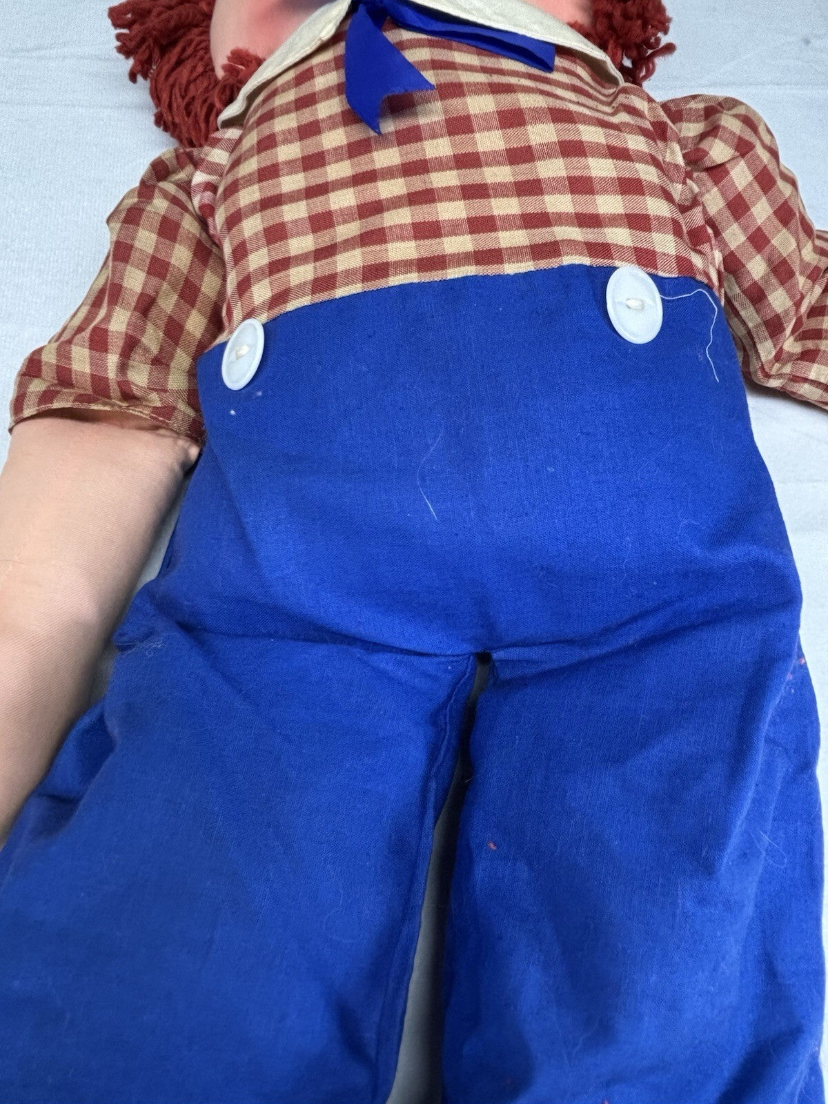 1970's Raggedy Ann & Andy Dolls Vintage Knickerbocker Original Outfit 25" Tall