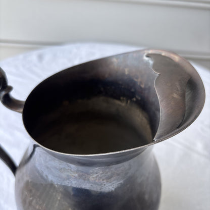 Vintage FB Rogers Silverplate Water Pitcher 3707 Mid Century 1883 Silver Co