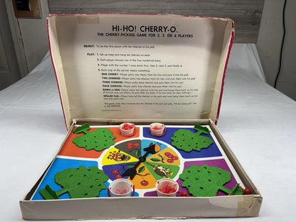 1972 Whitman Hi-Ho Cherry-O Deluxe Edition Vintage Board Game