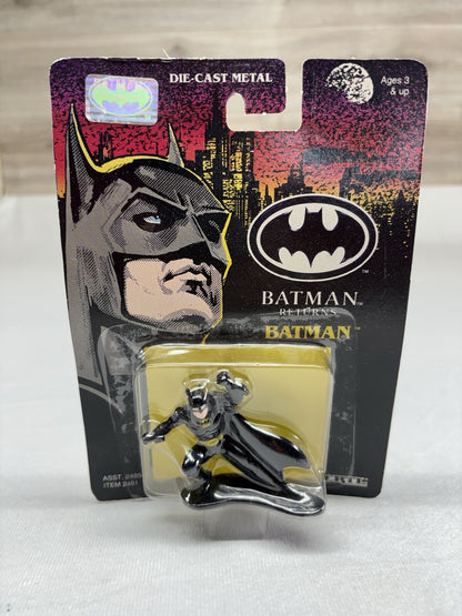 1992 Ertl Batman Returns Die-Cast Metal Figure – Batman – Factory Sealed Card