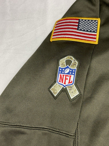 NIKE Miami Dolphins Salute to Service Hoodie Jacket Green Camo Size XL