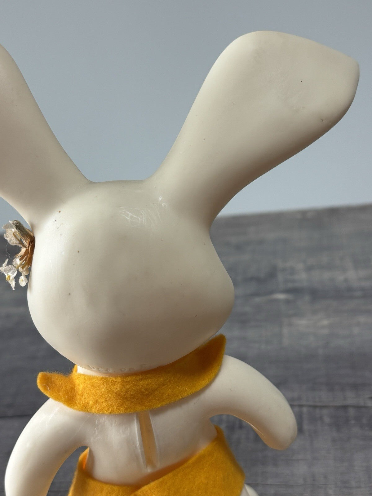 Vintage 1968 Roy Des Bunny Blow Mold Vinyl Plastic Rabbit Piggy Coin Bank