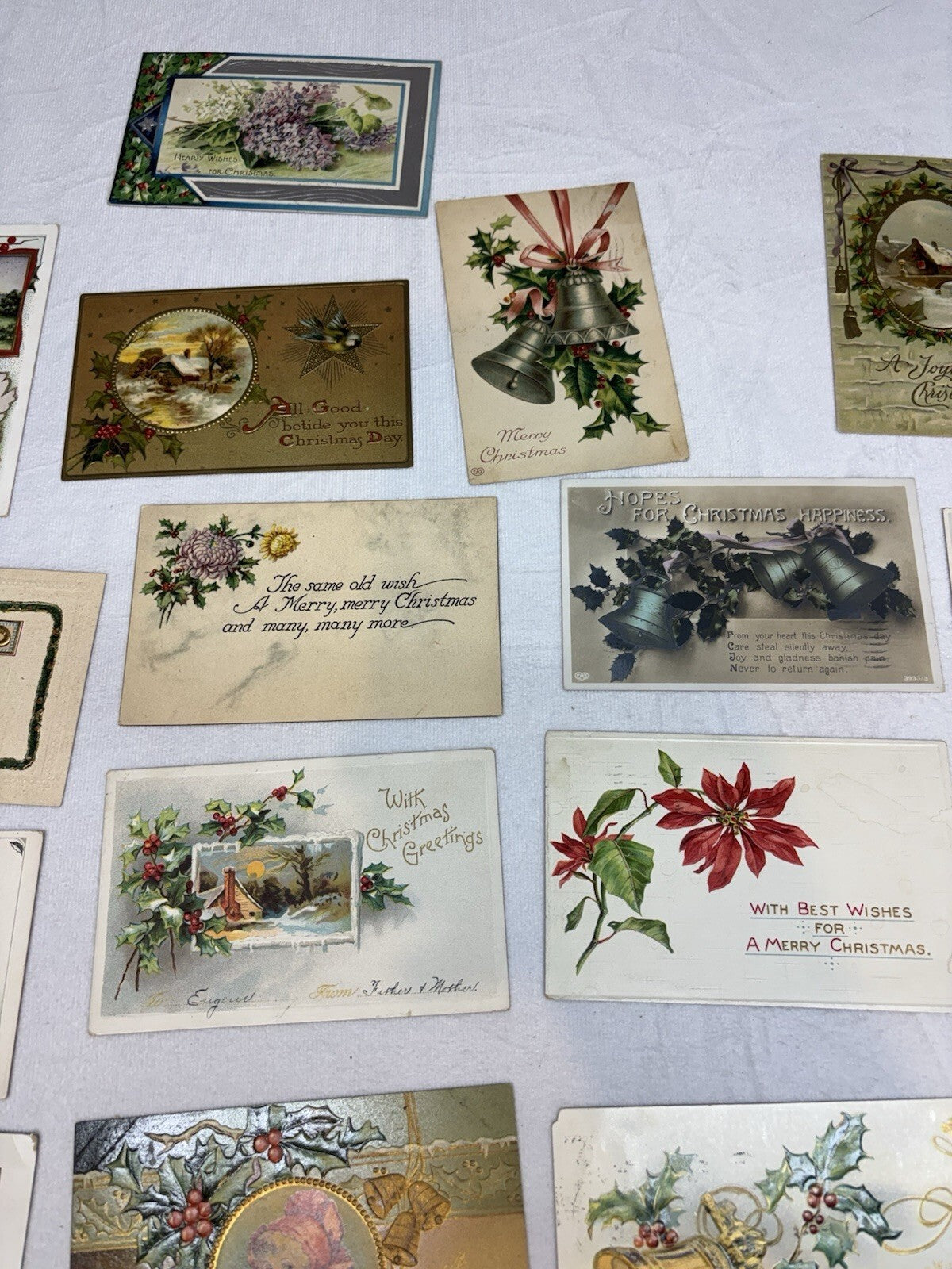 30+ Early 1900’s Christmas Postcard Lot German Tuck & Sons Sander & Feinberg