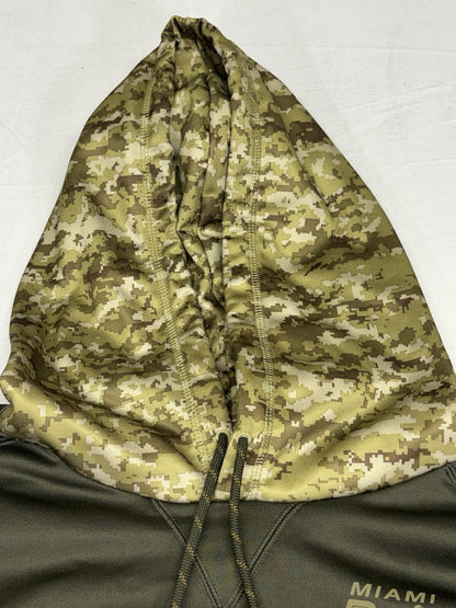 NIKE Miami Dolphins Salute to Service Hoodie Jacket Green Camo Size XL