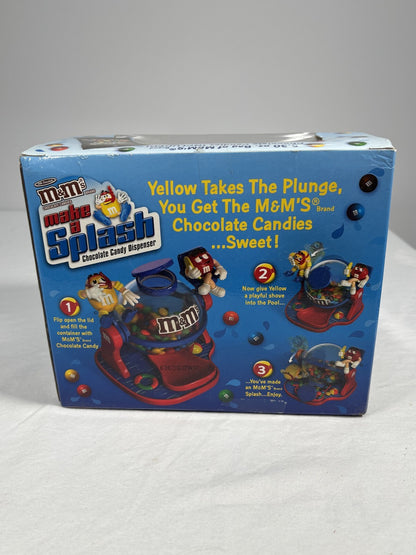 M&M's Make a Splash Chocolate Candy Dispenser New in Box Mars Collectible