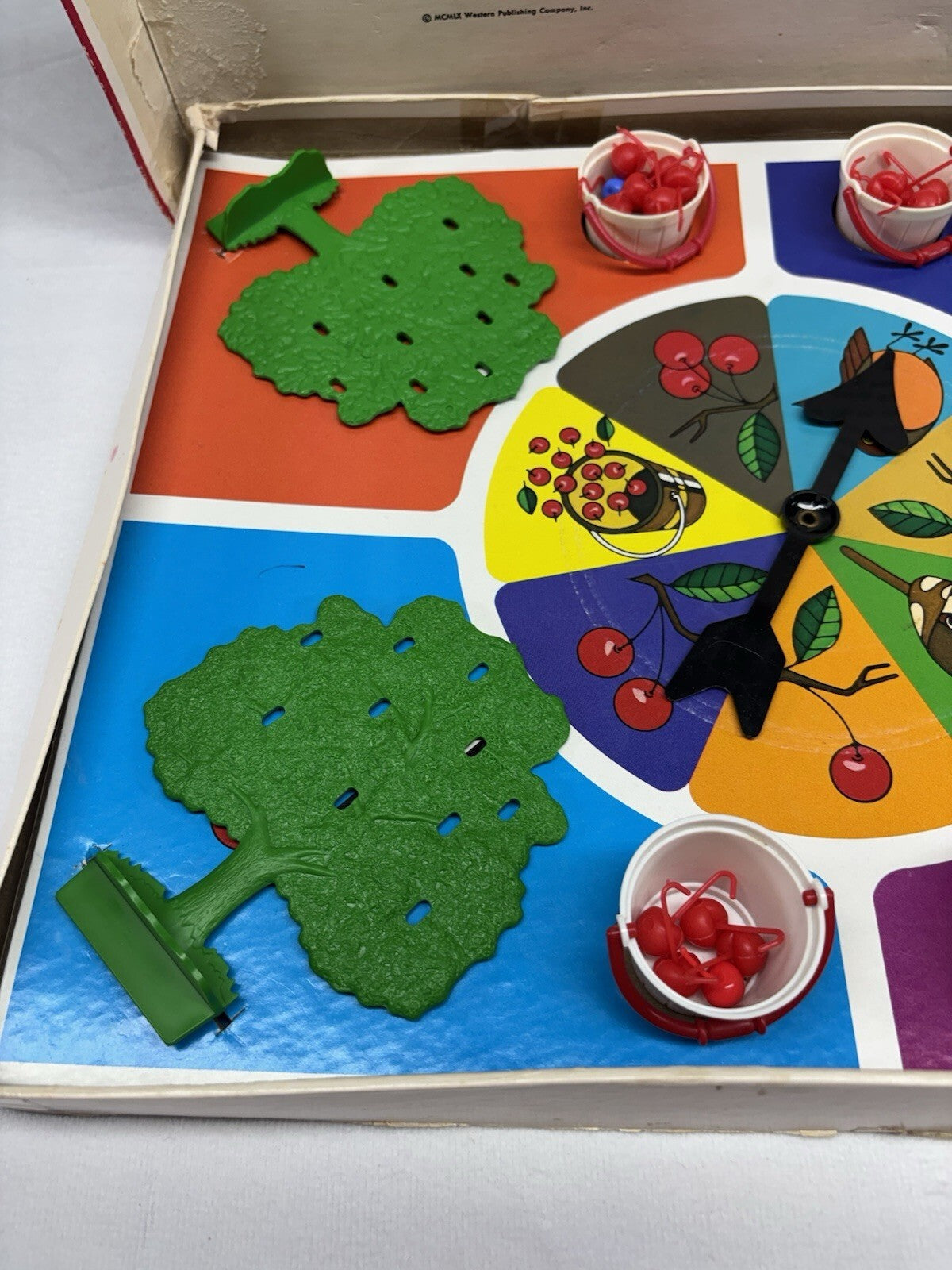 1972 Whitman Hi-Ho Cherry-O Deluxe Edition Vintage Board Game