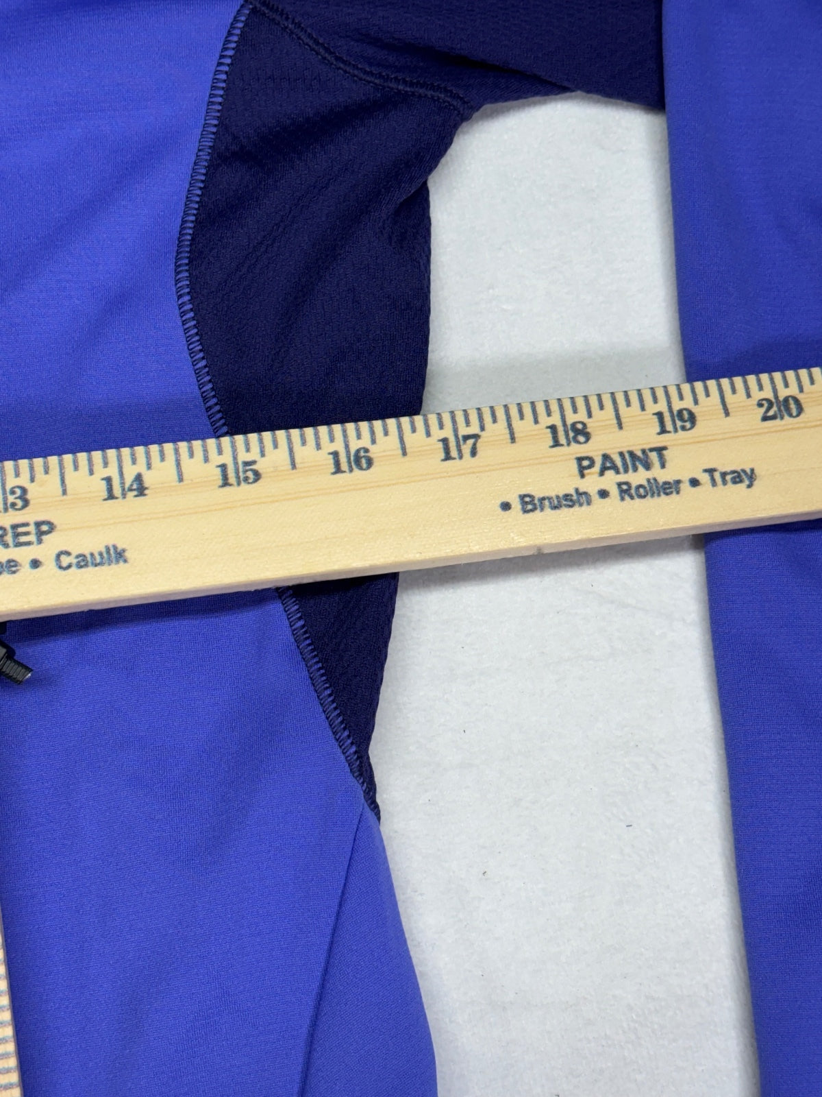 The North Face women's purple running 1/4-zip long sleeve top Performance