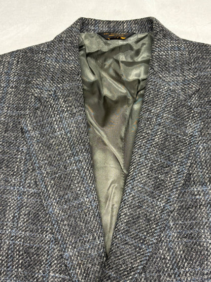 Robert Stock 100% Wool Gray Tweed Sport Coat Blazer
