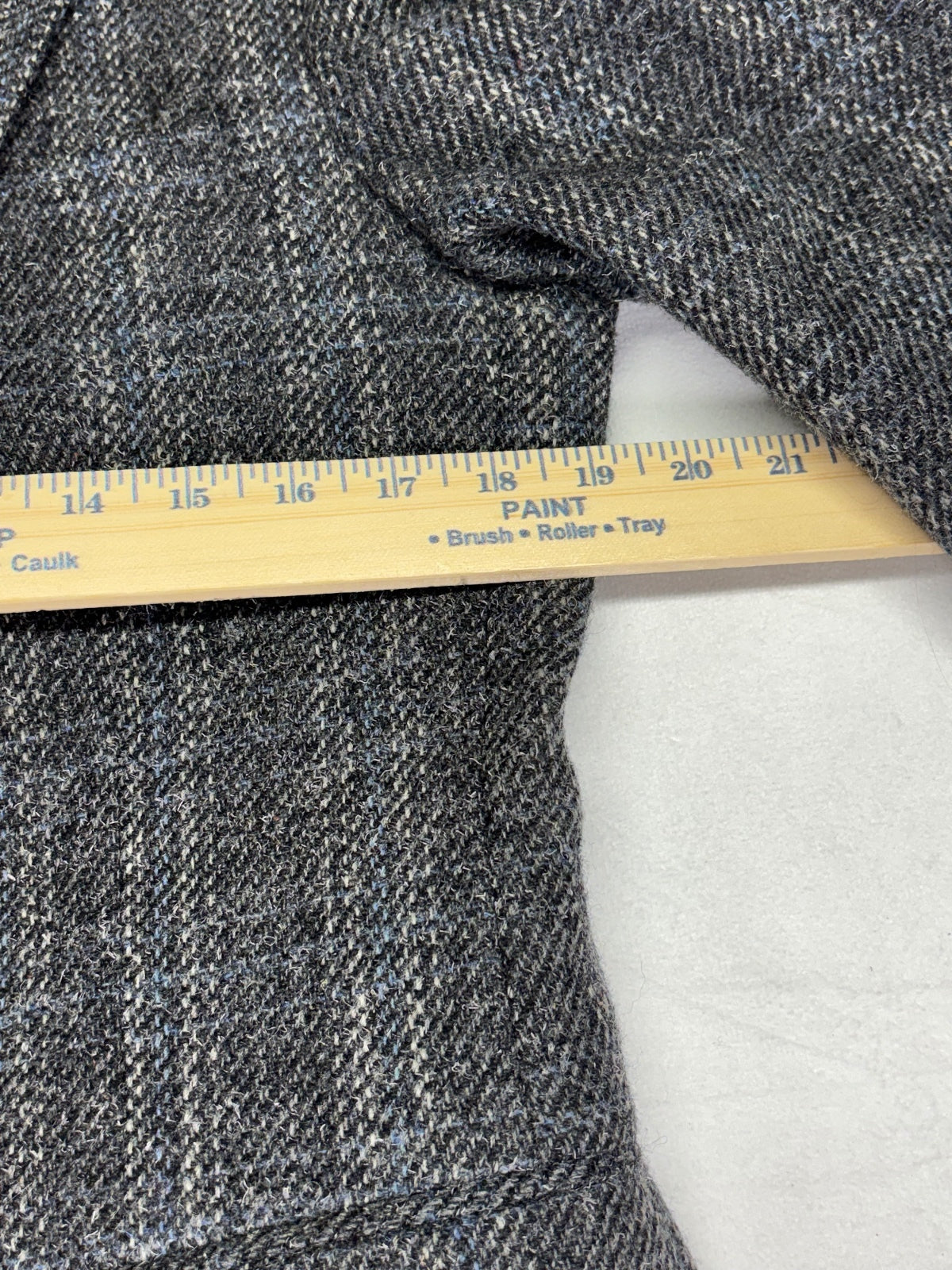 Robert Stock 100% Wool Gray Tweed Sport Coat Blazer