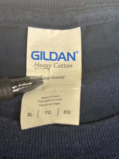 Vintage 2006 Gildan Heavy Cotton Navy Football Blue T-shirt Diane Wilson Design