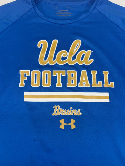 Under Armour UCLA Football Bruins Blue The Tech Tee T-shirt XL