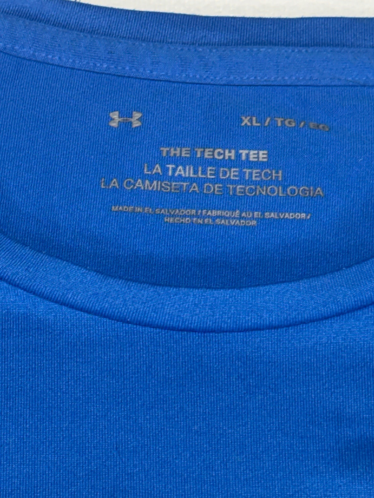 Under Armour UCLA Football Bruins Blue The Tech Tee T-shirt XL