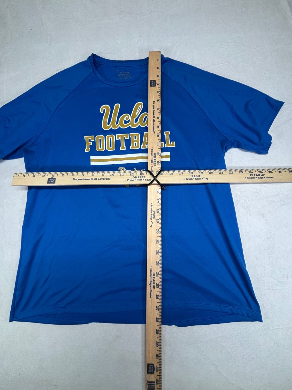 Under Armour UCLA Football Bruins Blue The Tech Tee T-shirt XL