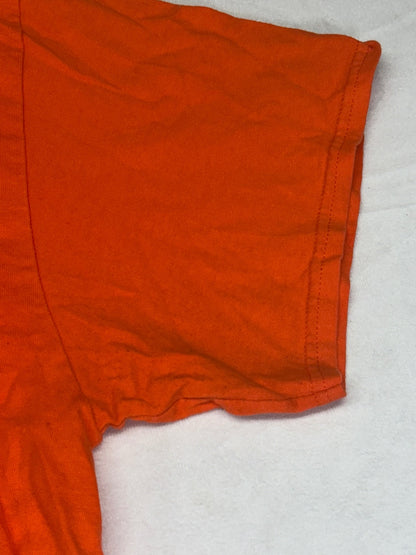 Vintage Y2K Era Gildan Heavy Cotton Clemson Tigers Erange T-shirt XL