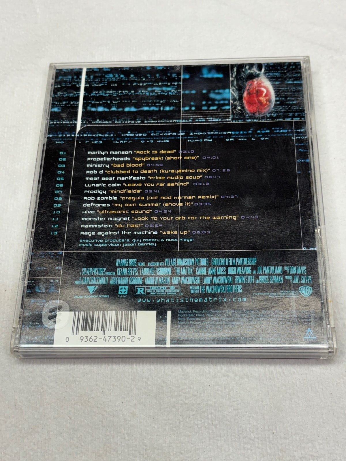 The Matrix Original Motion Picture Soundtrack CD - Warner Bros. Records