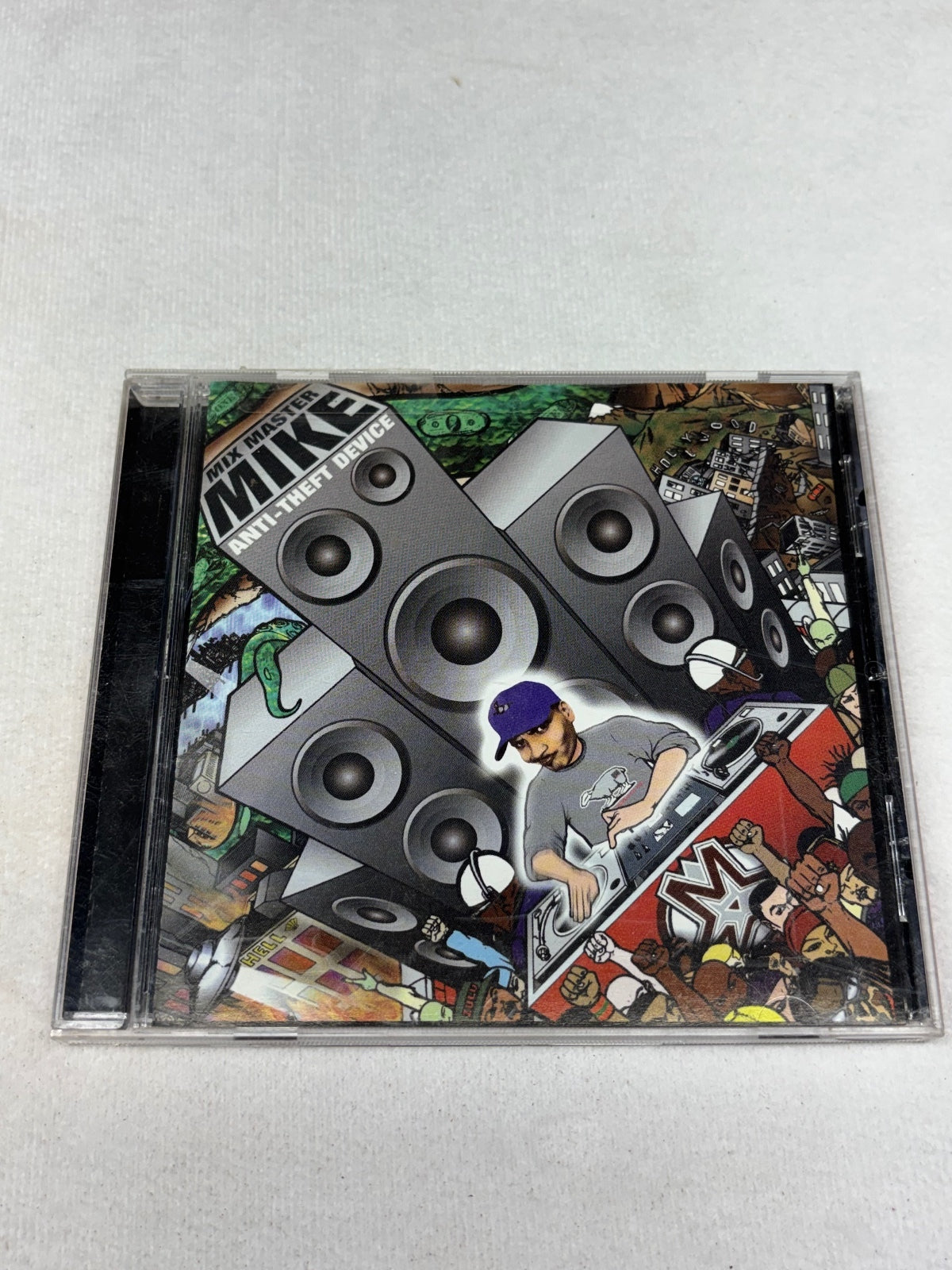 Mix Master Mike - Anti-Theft Device CD Album, 90s Hip Hop Turntablism, Very Good
