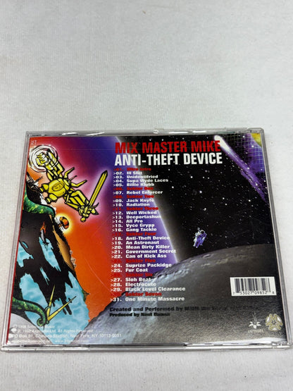 Mix Master Mike - Anti-Theft Device CD Album, 90s Hip Hop Turntablism, Very Good