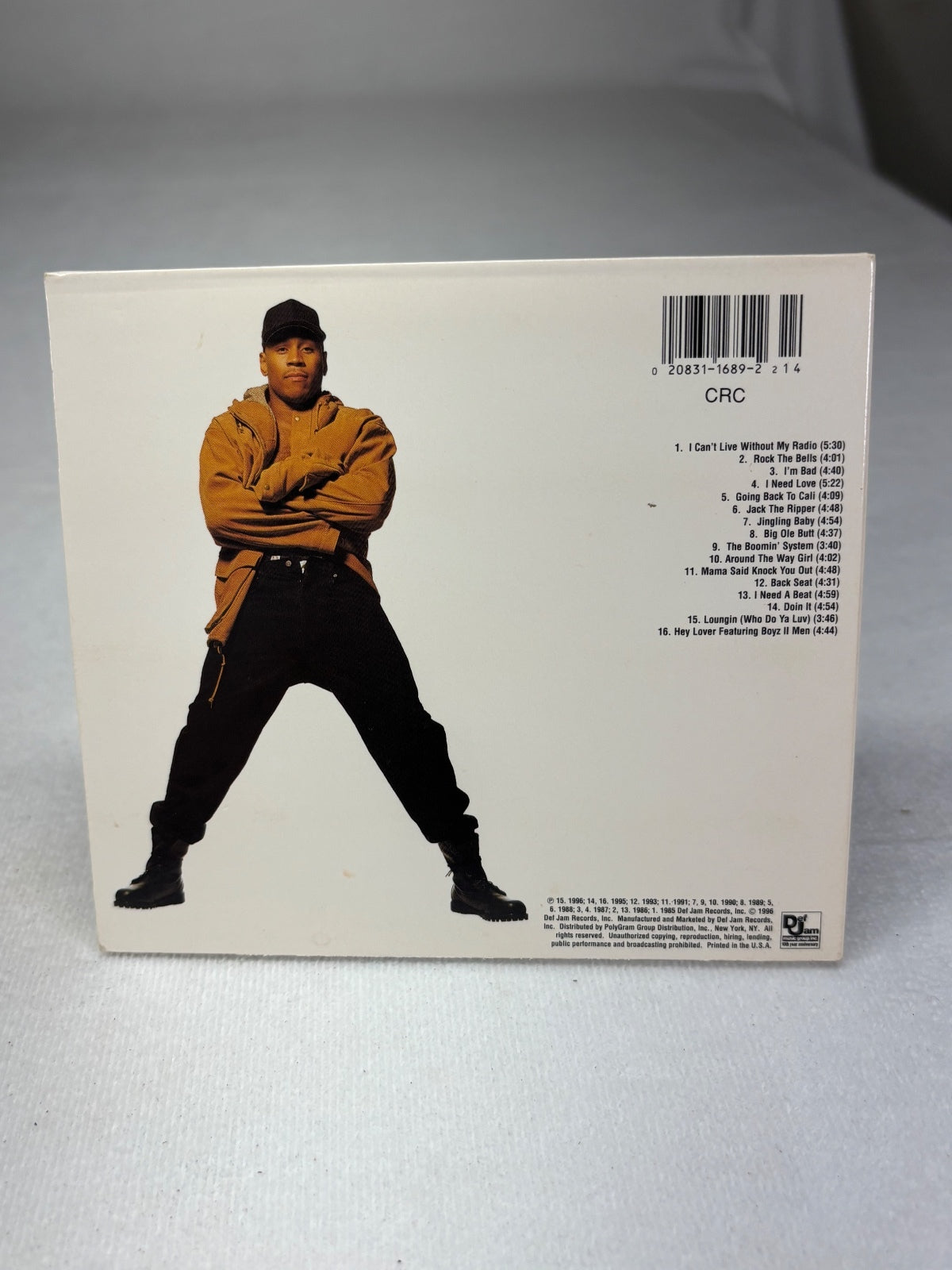 LL Cool J - All World Greatest Hits CD Album 90s Hip Hop Rap Classic Vintage