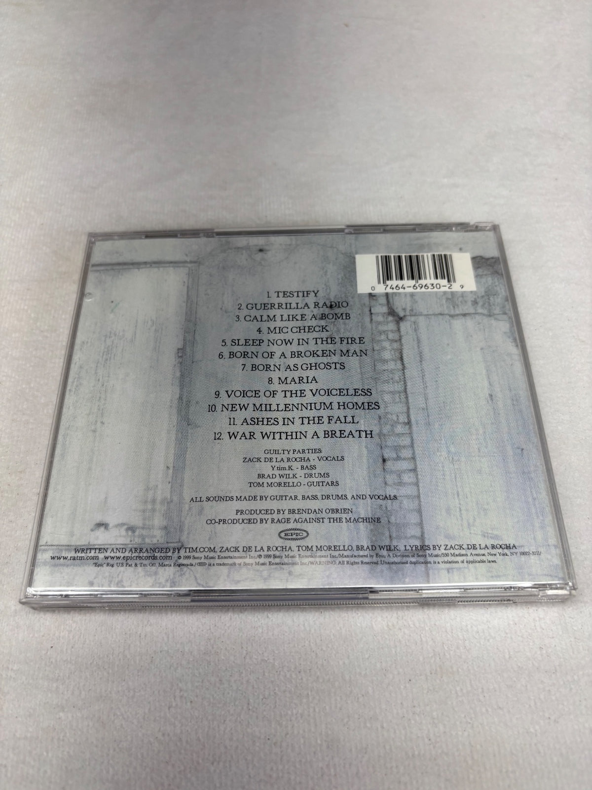 Rage Against the Machine - The Battle of Los Angeles CD Album