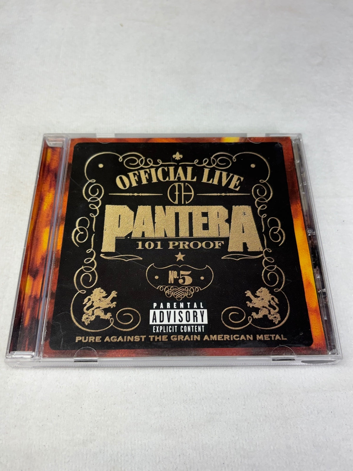 Pantera Official Live 101 Proof CD - American Metal Band Live Performance