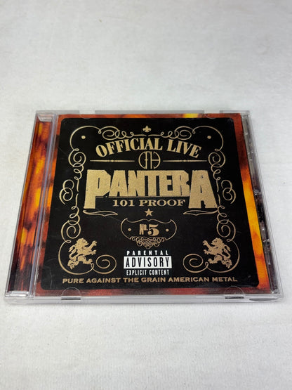 Pantera Official Live 101 Proof CD - American Metal Band Live Performance