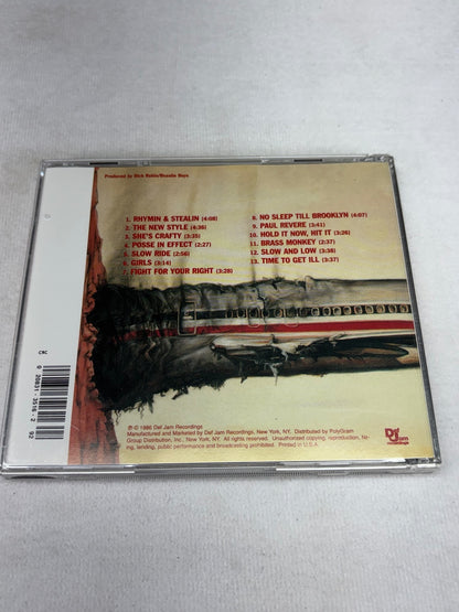 Beastie Boys Licensed to Ill CD Classic 1986 Hip-Hop Album, Very Good Condition