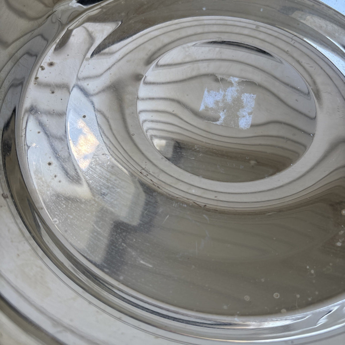 Vintage Leonard English Silver Silverplate Tray w/ Handles Serving Platter