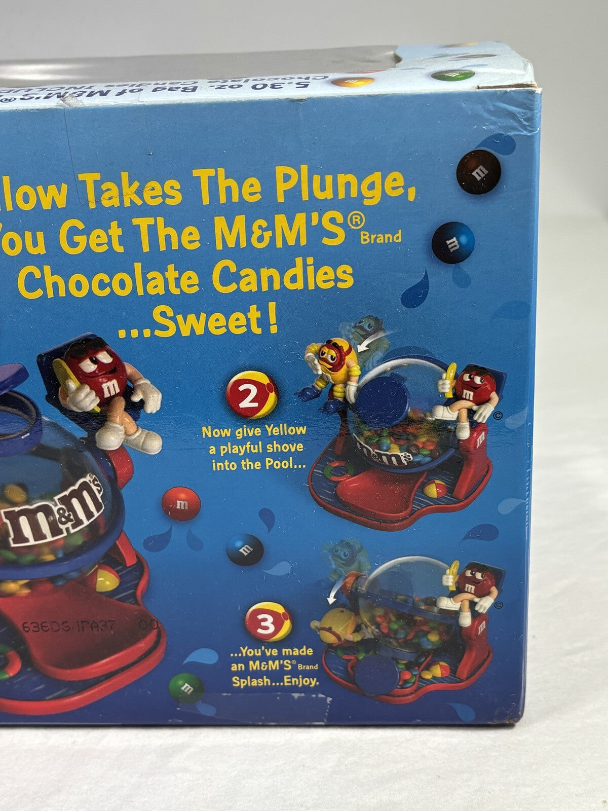 M&M's Make a Splash Chocolate Candy Dispenser New in Box Mars Collectible