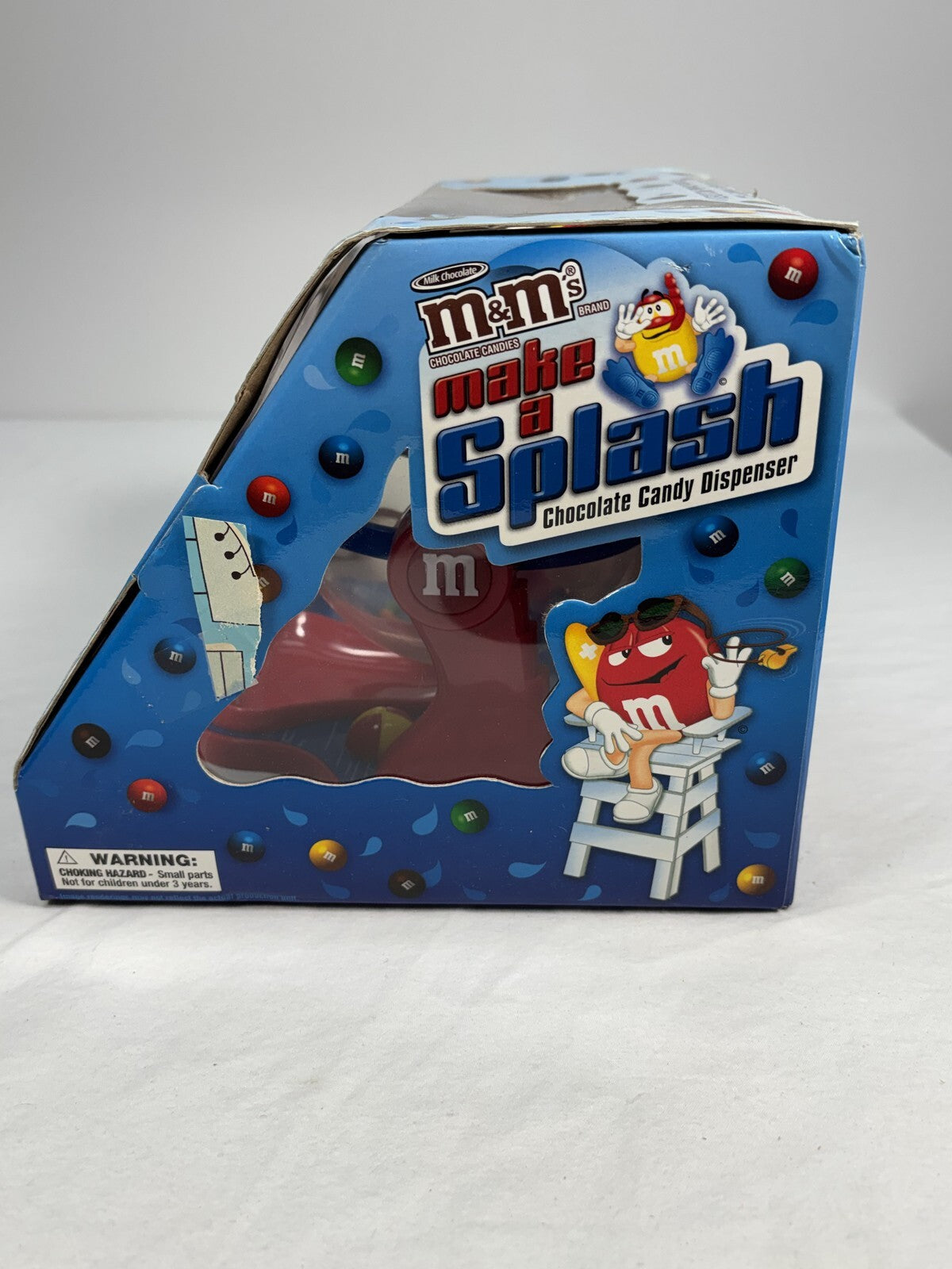 M&M's Make a Splash Chocolate Candy Dispenser New in Box Mars Collectible