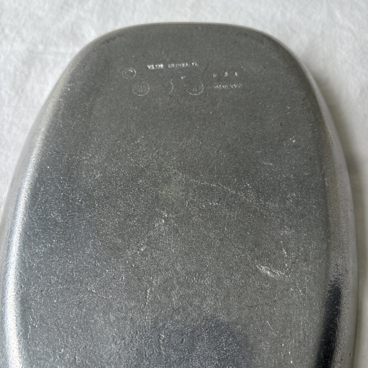 Vintage Wilton Armetale Style Bread Plate Give Us This Day Our Daily Bread PA