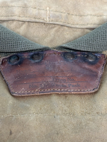 VTG 50’s Boy Scouts America 574 Yucca Pack Canvas Diamond National Council NYC