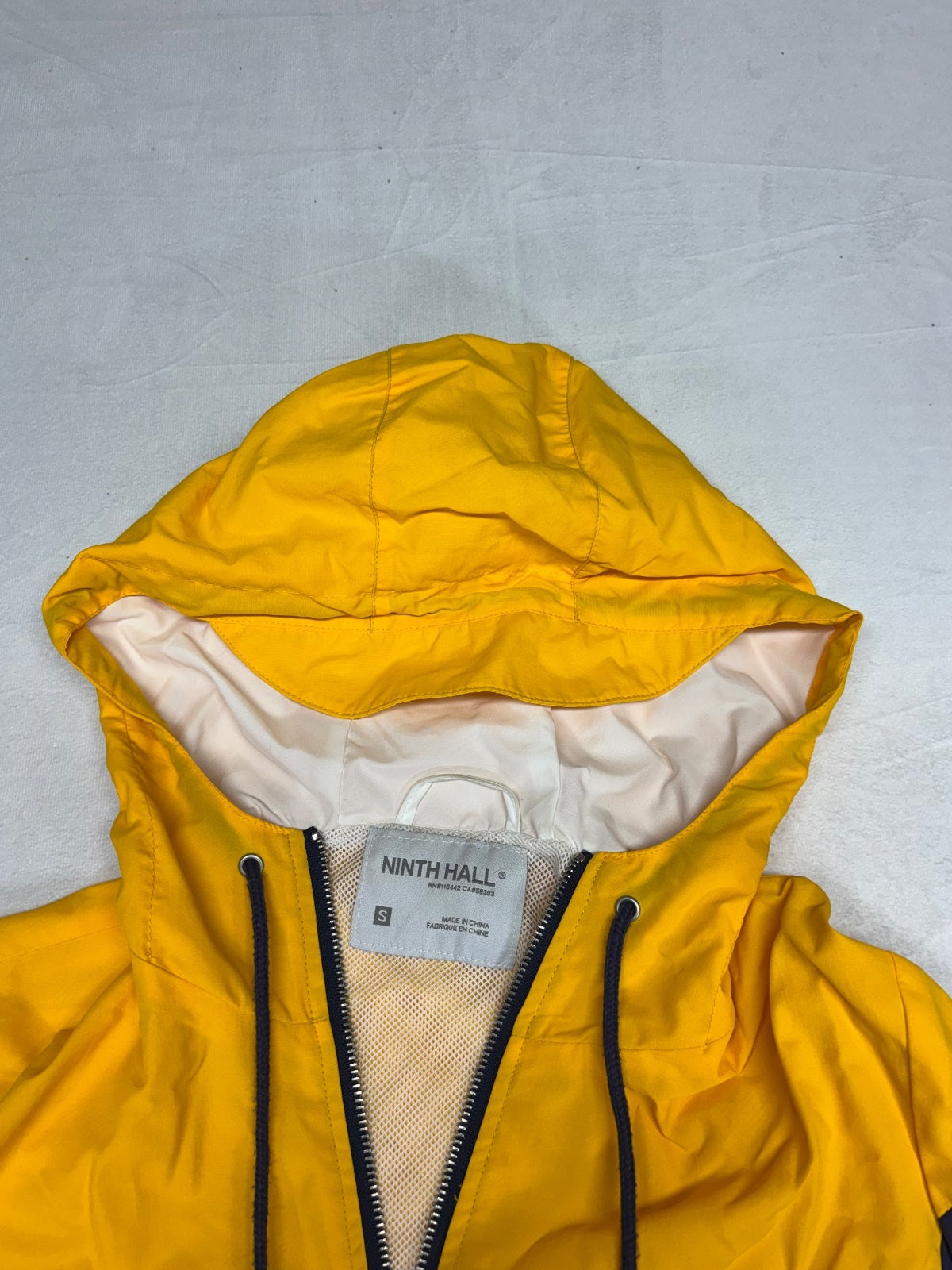 Ninth Hall Colorblock Half-Zip Hooded Anorak Pullover Windbreaker Hoodie Jacket