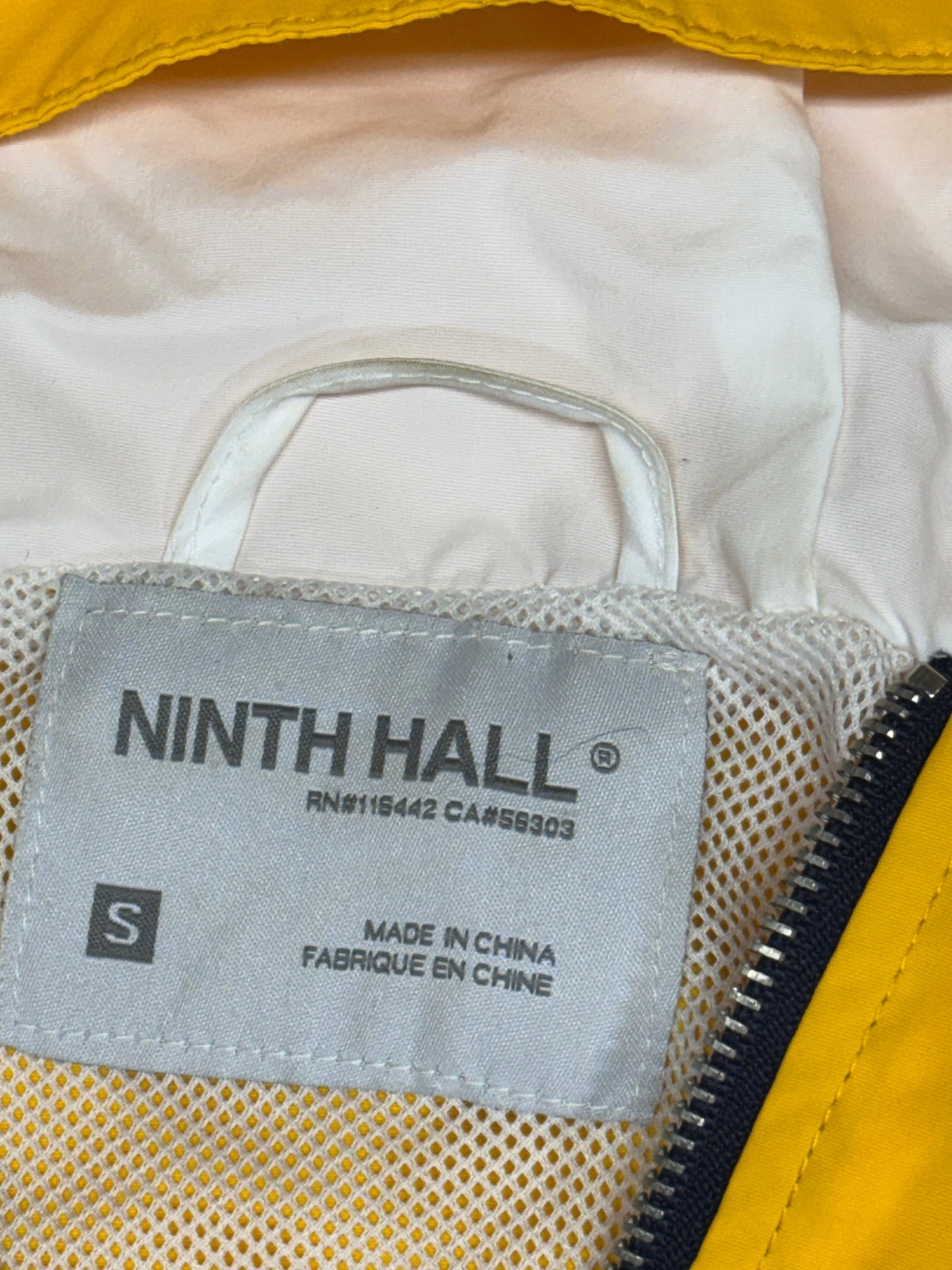 Ninth Hall Colorblock Half-Zip Hooded Anorak Pullover Windbreaker Hoodie Jacket