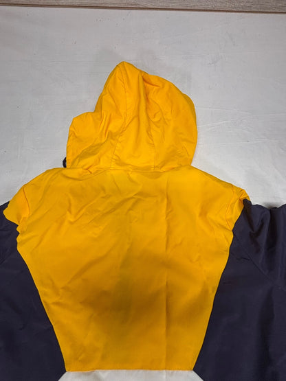 Ninth Hall Colorblock Half-Zip Hooded Anorak Pullover Windbreaker Hoodie Jacket