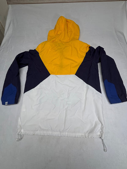 Ninth Hall Colorblock Half-Zip Hooded Anorak Pullover Windbreaker Hoodie Jacket