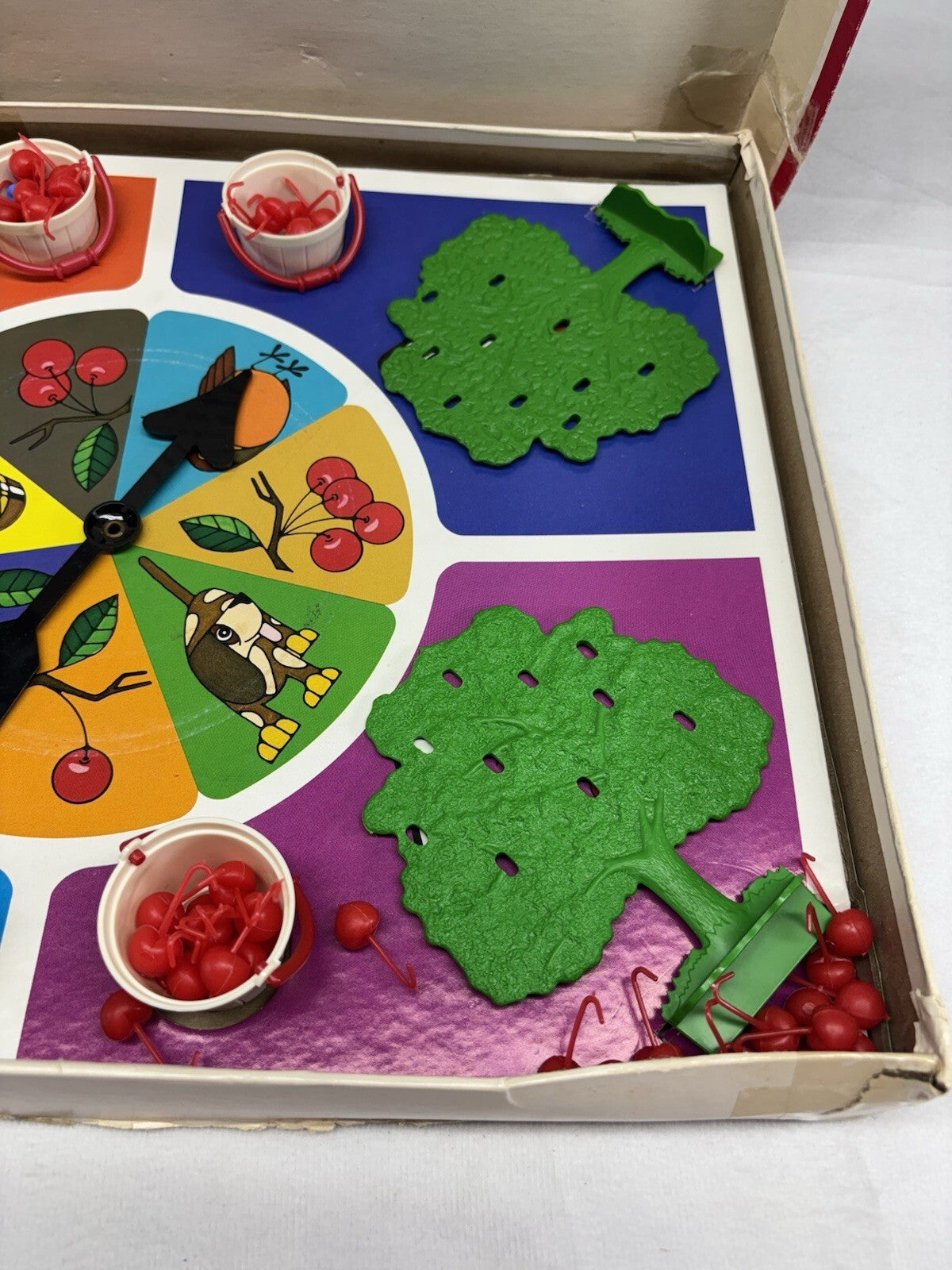 1972 Whitman Hi-Ho Cherry-O Deluxe Edition Vintage Board Game