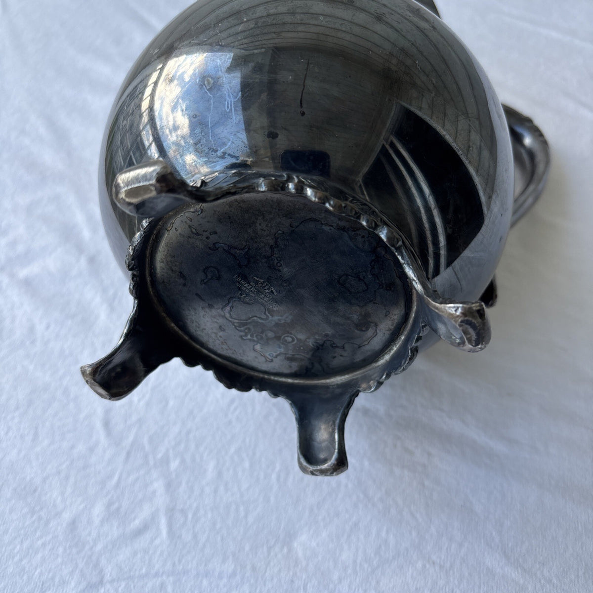 Vintage FB Rogers Silverplate Water Pitcher 3707 Mid Century 1883 Silver Co