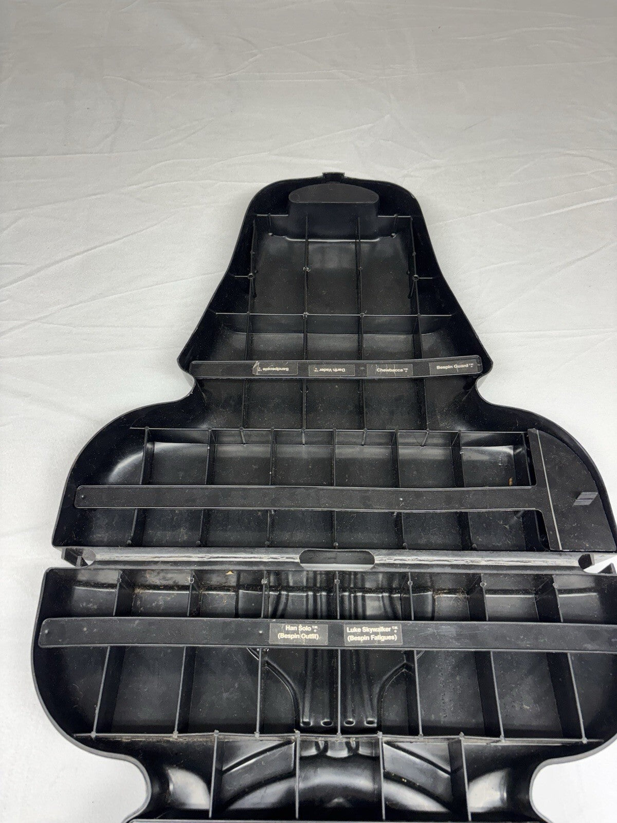 Vtg 1980 Star Wars Darth Vader Action Figure Carrying Case Insert Straps Labels