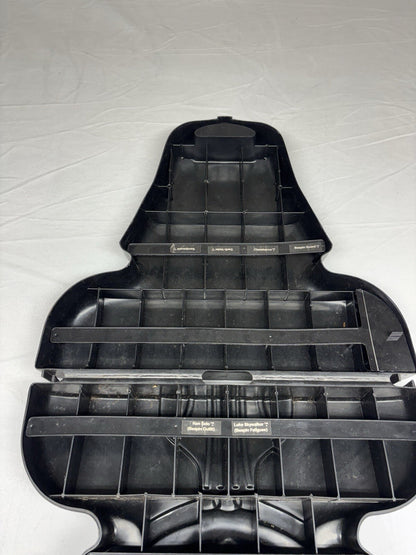 Vtg 1980 Star Wars Darth Vader Action Figure Carrying Case Insert Straps Labels
