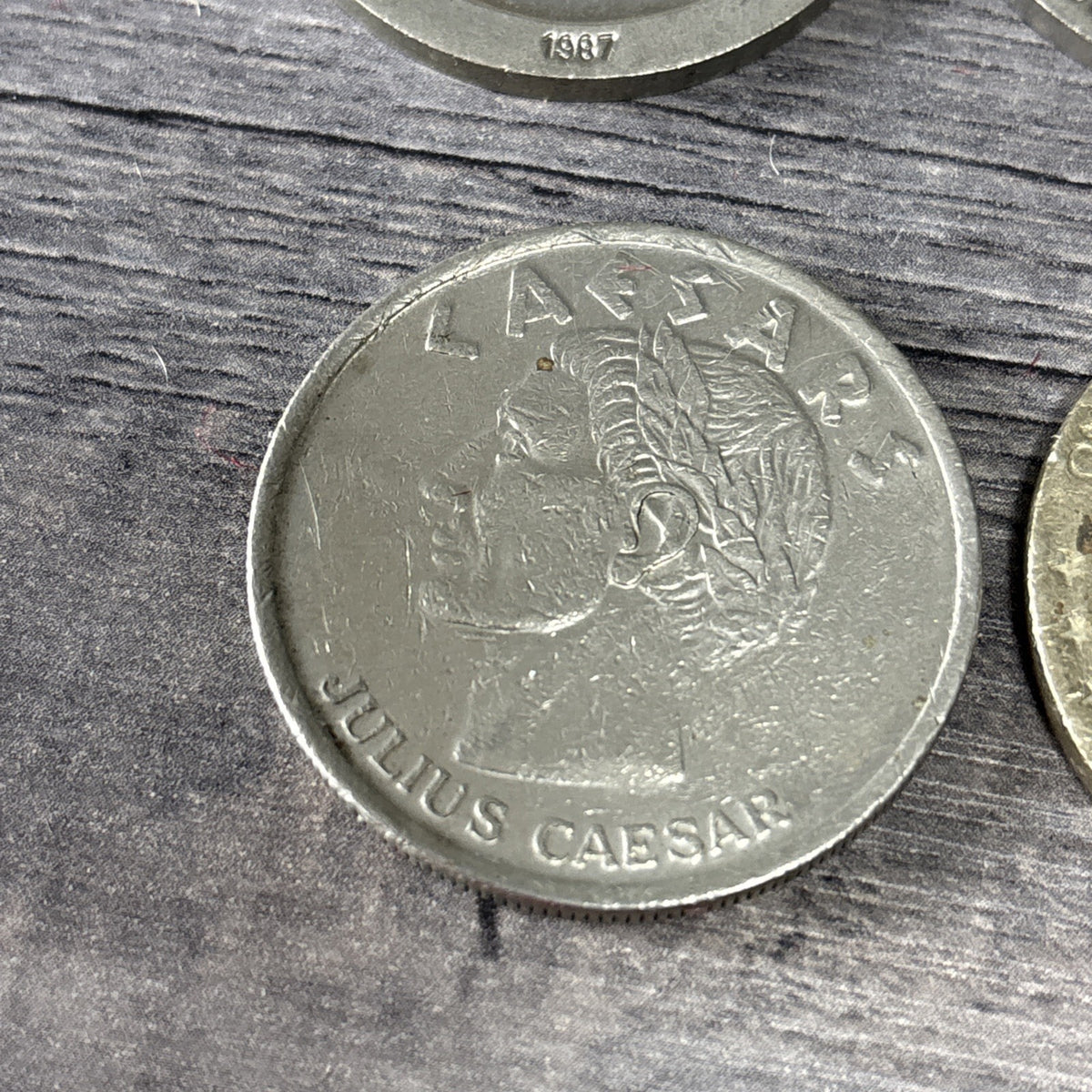 6 Vintage 1980s Caesars The Grand Atlantis Gold Tone Atlantic City Gaming Token